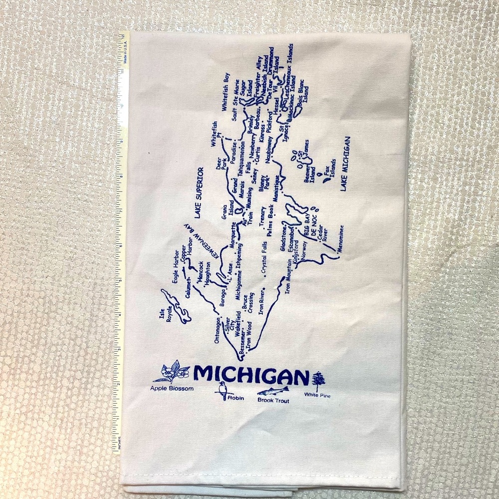 Michigan tea towel - Picture 2 of 5